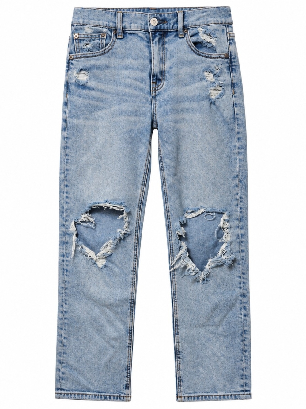 American Eagle Light Blue Distressed Women’s Ripped Jeans